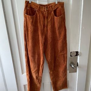 BDG High-Rise Baggy Copper Corduroy Pants